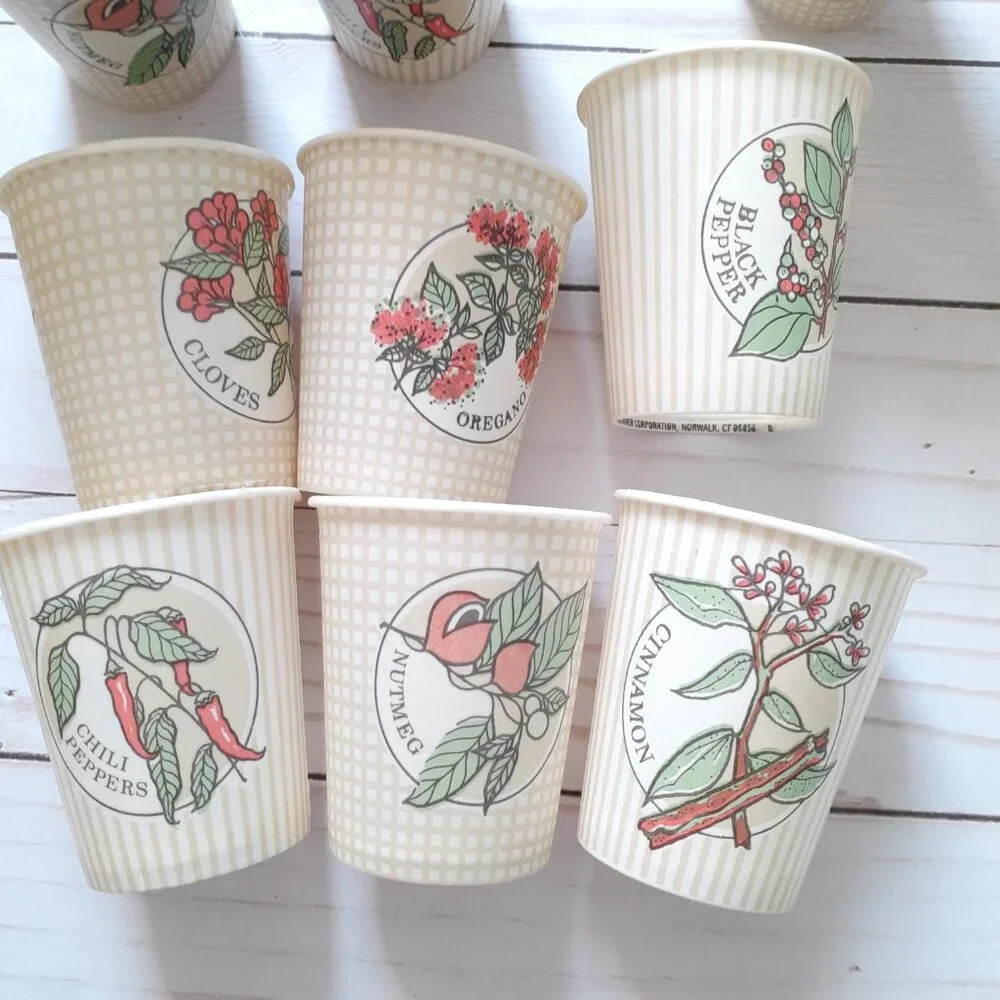 Dixie Cup Dispenser w/40-5oz Spice Collection Cups & Kitchen Refill Cups 100ct